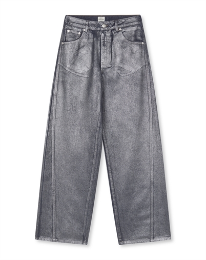  Mads Nørgaard - Metallic Christel Jeans - Gun Metal